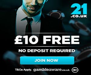 21 no deposit bonus